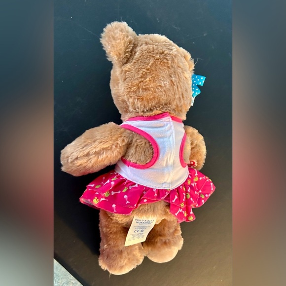 Build a bear Lil Cub happy birthday singing with clothes dress/bow plush toy - Picture 4 of 9